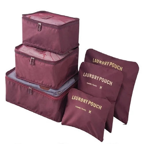 6 Pcs Travel Luggage Storage Bags, Versatile Lightweight Storage Pouch, Dustproof Duffle Bag